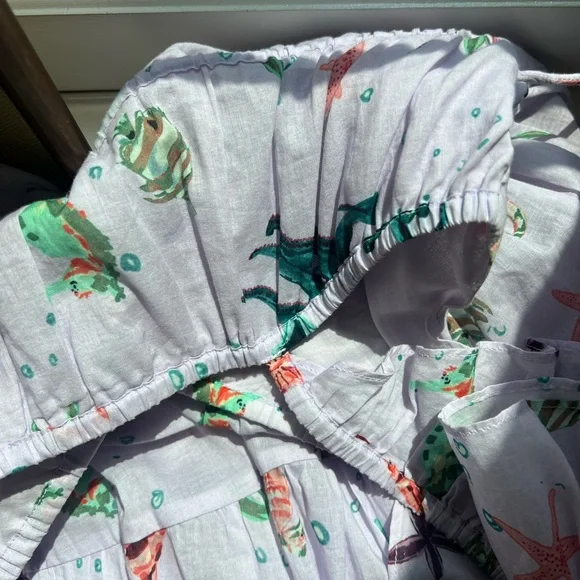 Hill House Lavender Mini Dress with Sea Motifs - Picture 3 of 5